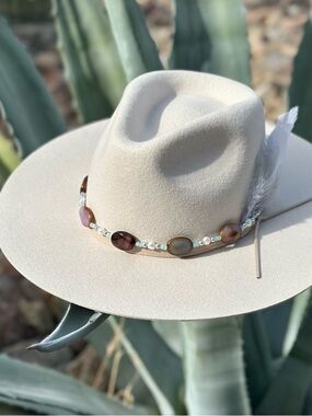 Fire Agate Hat Band
